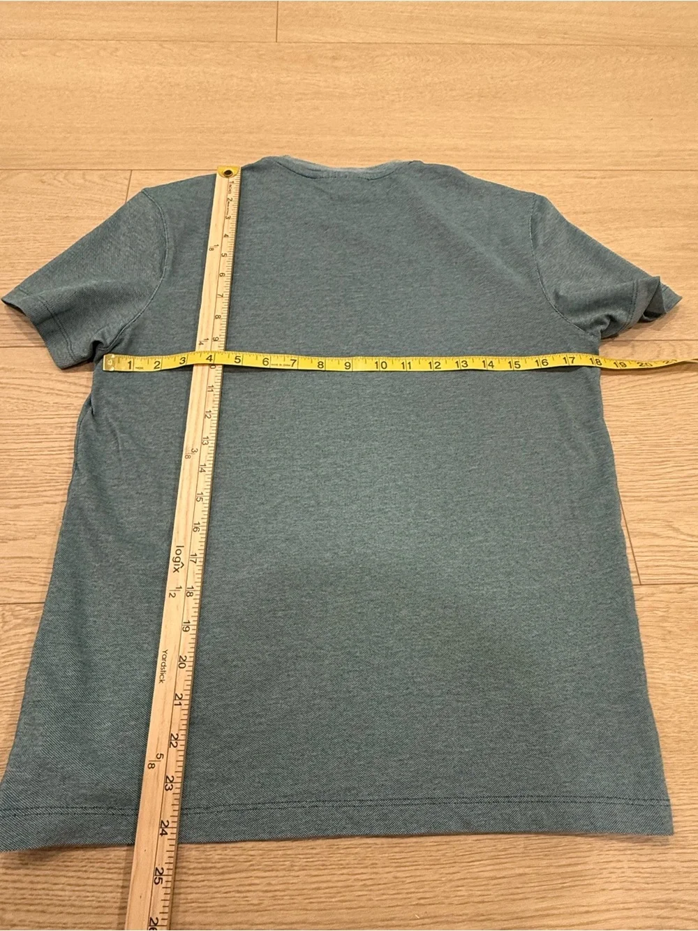 Michael Kors Green Birdseye Knit Crewneck Tee Shirt Small MK Logo